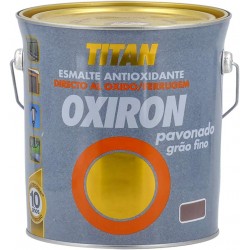Esmalte Antioxidante Oxiron Pavonado 4 L Marron Oxido