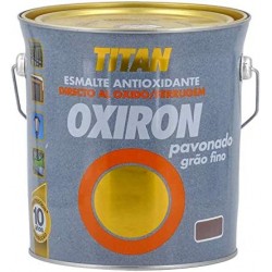 Esmalte Antioxidante Oxiron Pavonado 4 L Gris Acero