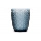 Vaso Grabado Rustico 24 Cl Azul