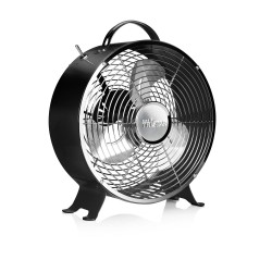Ventilador Sobremesa Negro Ø25cm 20w 2 Selectores 49.5db