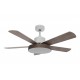 Ventilador Techo Levante 60w 122 Cm Blanco/madera