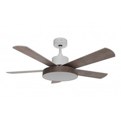 Ventilador Techo Levante 60w 122 Cm Blanco/madera