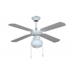 Ventilador Techo Ø90cm 60w 4 Aspas 3 Velocidades