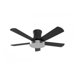 Ventilador Techo Negro 6 Aspas Motor Dc 55 W