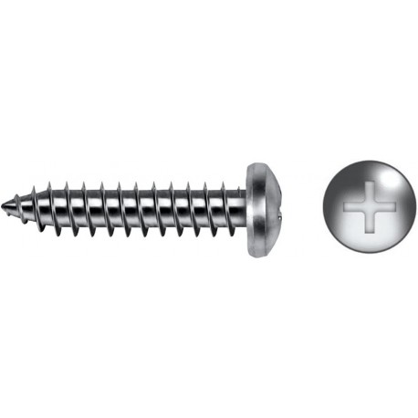 Tornillo Parker Din 7981 C/alomada Philips Cincado 4,8 X 32