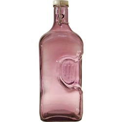 Botella Vidrio 2 L Colores Surtidos Rosa Y Azul
