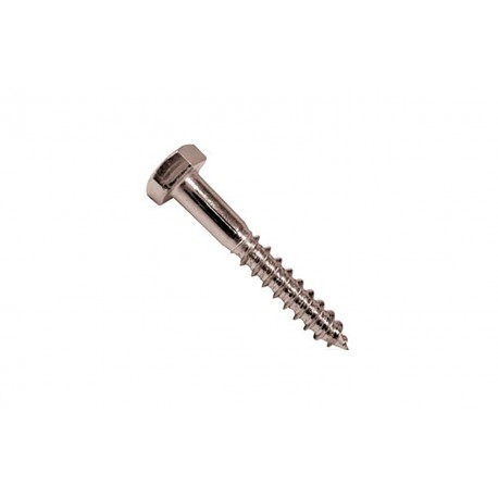 Tornillo Rosca Lima Din 571 Hexagonal Cincado 6 X 50