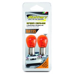 Lampara Auto 12v-21w Luz Intermitencia Naranja Ba15s