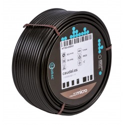 Microtubo Flexible Negro Para Goteo Ø 6 X 4 Mm 50 M