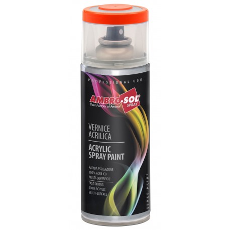 Pintura Acrilica 400 Ml Ral 3000 Rojo Fuego