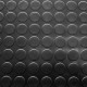Pavimento Circulos Caucho Negro 3mm 1x10 M