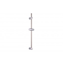 Barra De Ducha Redonda Fabricada En Acero Inox Soportes Ajus