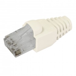 Conect.rj45 Utp Cat 6 + Prot.bl. Caja25