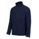 Cazadora Softshell Con Forro Polar Azul Navy Talla L