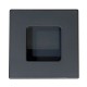 Tirador Mueble Cuadrado 50x50 Mm Negro