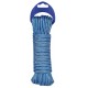 Cordon Pp Alma Texturada 4mm Azul/blan 25 M