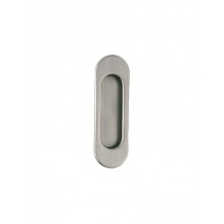 Tirador Embut. Oval Corredera Inox 120x40 Mm