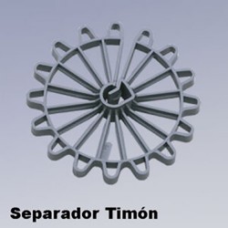 Separador Timon 50 Mm Varilla 8-16 Mm 100pz