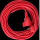 Prolongador Manguera Rojo T/tl 3x1,5mm Flexible 10 M