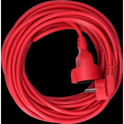 Prolongador Manguera Rojo T/tl 3x1,5mm Flexible 10 M