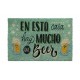 Felpudo Coco Blanco Mucho Beer 40 X 60 Cm