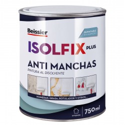 Pintura Antimanchas Isolfix Plus 750 Ml Blanco