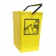 Cubeta Reciclar 20 X 28 X 34 Cm Con Asa 15 L Amarillo