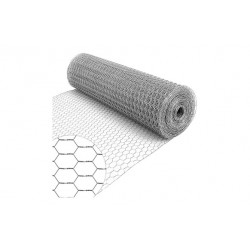 Malla Triple Torsion Galvanizada 51 X 0,9 Mm 1 X 25 M