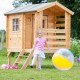 Casita Infantil 175x205x130cm Con Porche Outdoor Toys Mad Ma