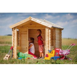 Casita Infantil 175x145x130cm Con Porche Outdoor Toys Mad Pe