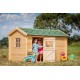 Casita Infantil 223x151x175cm Con Porche Outdoor Toys Mad Du