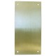 Placa Cerradura 60x80mm Ciega M-51/6080c, Laton Mate