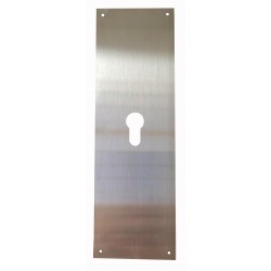 Placa Cerradura 80x250mm Bocallave Pera M-51/80250p, Inox Sa