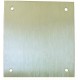 Placa Cerradura 80x80mm Ciega M-51/8080c, Laton Mate