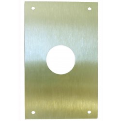 Placa Cerradura 80x120mm Bocallave Redonda Ø28mm M-51/80120r