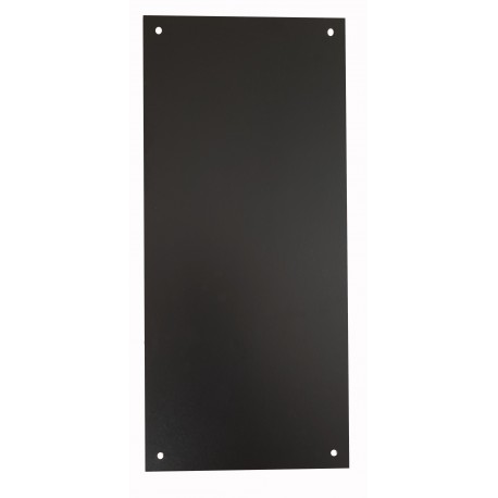 Placa Cerradura 80x250mm Ciega M-51/80250c, Negro Mate