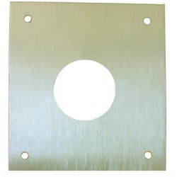 Placa Cerradura 80x80mm Bocallave Redonda Ø28mm M-51/8080r-2