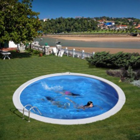 Piscina Enterrada 420x150cm  Filtro Arena Gre Acero Madagasc