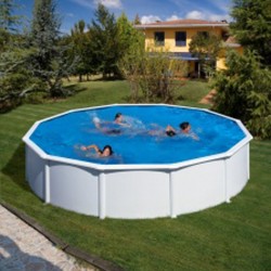 Piscina Sup Rda. 240x120cm Filtro Arena Fidji Gre