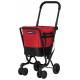 Carro Compra 4 Ruedas Gir. Easy Go Rojo / Negro