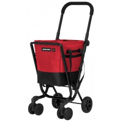 Carro Compra 4 Ruedas Gir. Easy Go Rojo / Negro