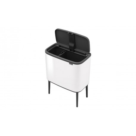 Cubo Bo Touch Bin Blanco 11+23 L