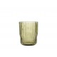 Vaso Vidrio Grabado 28 Cl - Verde