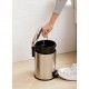 Cubo BaÑo C/pedal 3lt Cub.extr. Ac Ac. Nordic Tatay