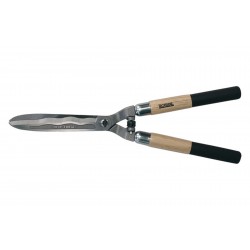 Tijera Cortasetos Mango Madera 57 Cm Corte Ondulado