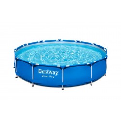 Piscina Desmontable Redonda 6.473 L Depuradora Cartucho Tipo