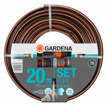 Manguera Flex Gardena Ø 15 Mm Con Accesorios 20 M