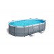 Piscina Desmontable Oval Power Steel10.949 L Depuradora Cart