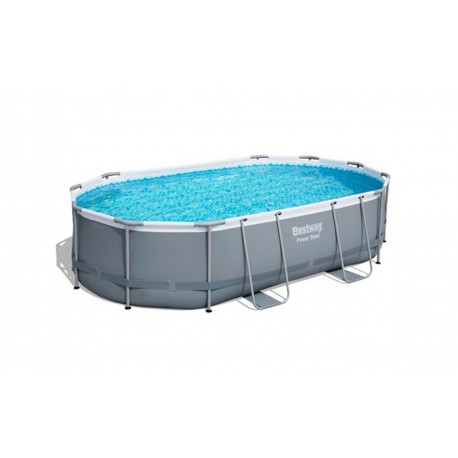 Piscina Desmontable Oval Power Steel10.949 L Depuradora Cart