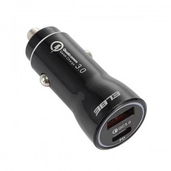 Cargador Dual Coche Usb+type C Pd+qc3.0 20 W